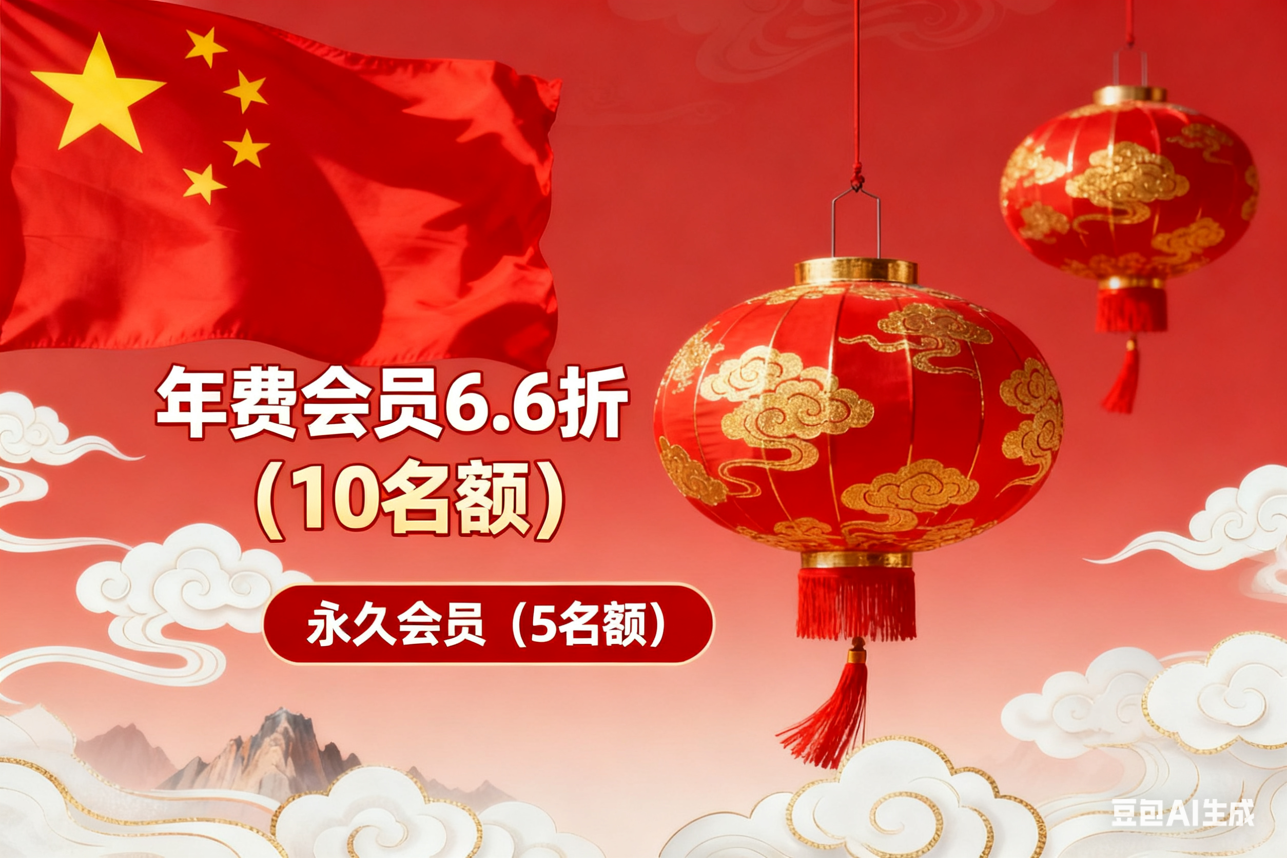 国庆专属福利！课程会员限时钜惠，名额有限先到先得